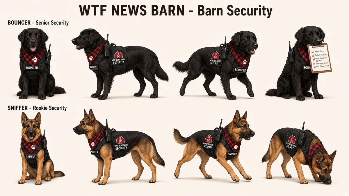 Bouncer and Sniffer pose sheet