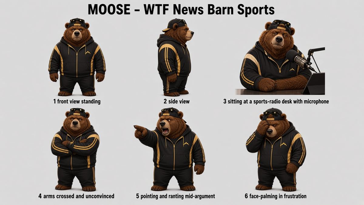 Moose pose sheet